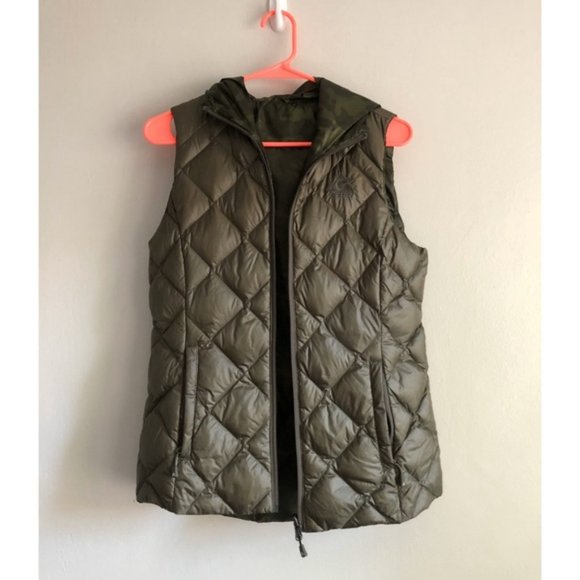 Gerry Packable Reversible Down Hooded Vest Olive Camo - Picture 5 of 8